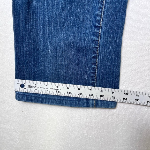 Levi’s 515 Bootcut Jeans Womens 12 Blue Denim Stretch Comfy Pants 2421 - Picture 7 of 10